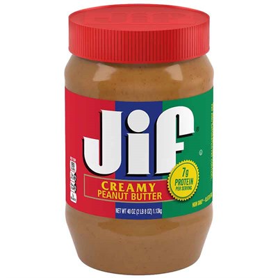 Jif Creamy Peanut Butter, 40 oz