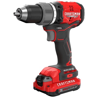 Craftsman V20* BRUSHLESS RP? Cordless 1/2-in. Drill/Driver Kit (2 Batteries)