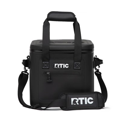 RTIC Soft Pack Cooler- 12 Can, Black