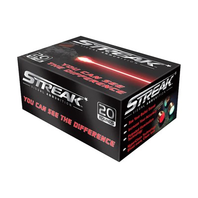 Streak 9MM Luger 115 Grain Handgun Ammunition, 20 rounds