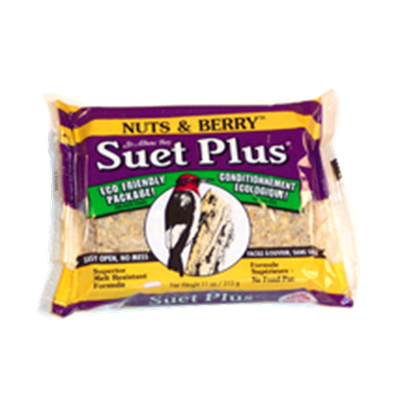 Suet Plus Nut and Berry Blend Plus Suet, 11 oz