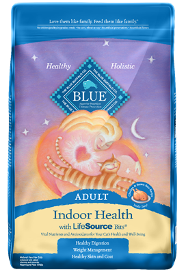 Blue Buffalo Blue Indoor Health Adult Chicken and Brown Rice Recipe, 15 lbs
