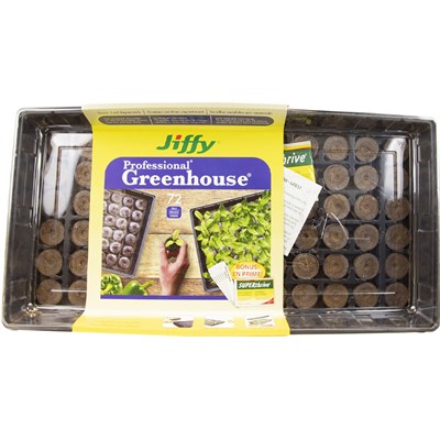 Jiffy 72 Cell Professional Greenhouse With Superthrive