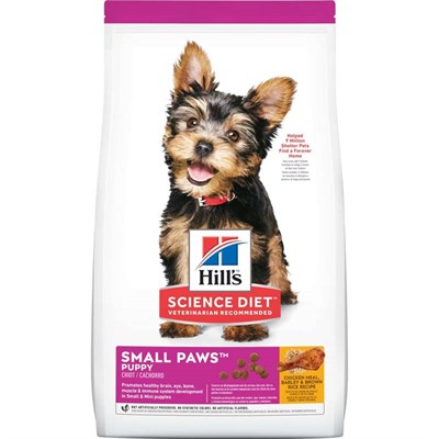 Hill's Science Diet Dry Puppy Food- Small and Toy Breed, Chicken, Barley, and Rice, 4.5 lb