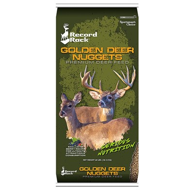 Sportsman's Choice Record Rack Golden Deer Nuggets Deer Feed, 40 lbs.