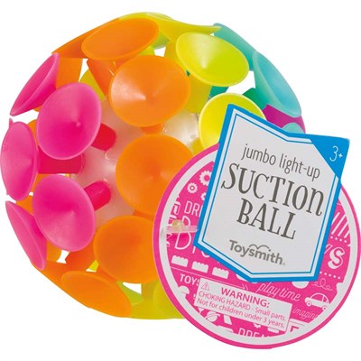 Toysmith Jumbo Light-Up Suction Ball