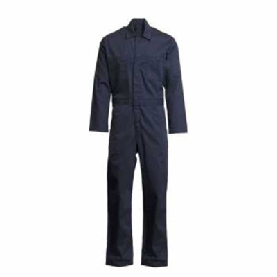 Forge FR Men's Navy Heavy Weight Coverall - L, Regular