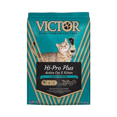 Victor Hi-Pro Plus Cat & Kitten Food 15 lb