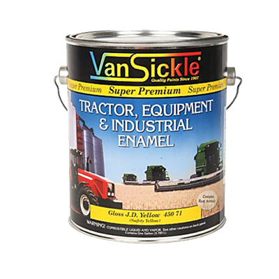 Van Sickle Paint Tractor Enamel, John Deere Yellow Gloss, 1 gallon