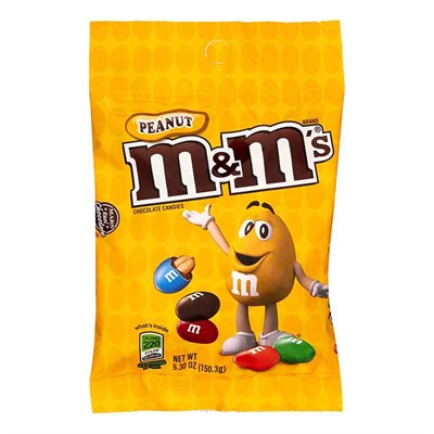 Mars M&Ms Peanut Chocolate Candy Bag