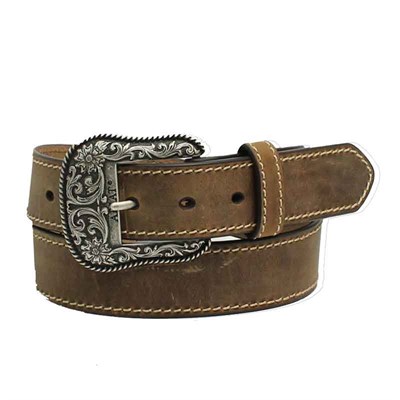 Ariat Women's Brown Leather Belt - M