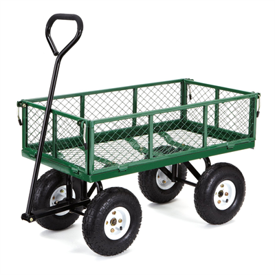 Tricam Industries Gorilla Carts Steel Garden Cart with Removable Sides