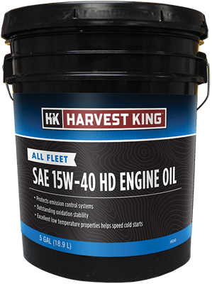 Harvest King 15W40 Heavy Duty Motor Oil, 5 gallons
