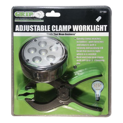 Grip Adjustable Clamp Worklight