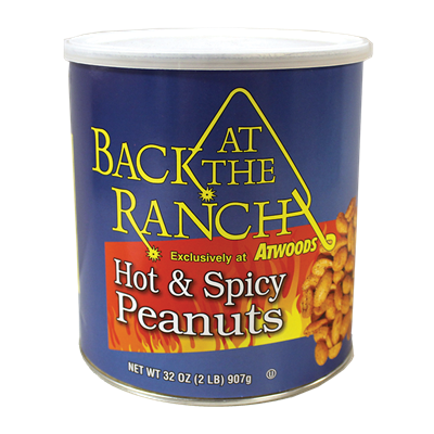 Back at the Ranch Hot and Spicy Peanuts, 32 oz