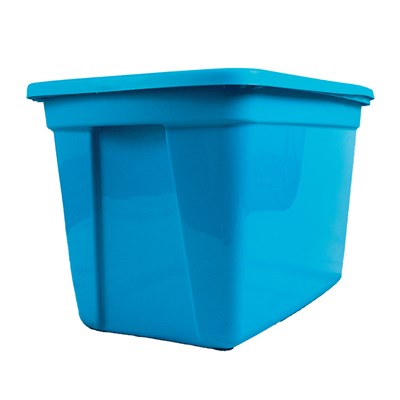Incredible Plastics Plastic 18 Gallon Tote with Standard Snap Lid
