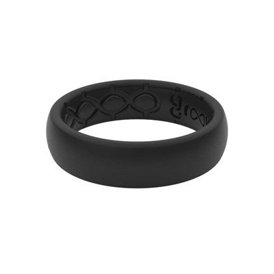 Groove Life Women's Thin Black Ring, Size 7