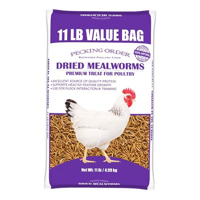Pecking Order Mealworms, 11 lbs