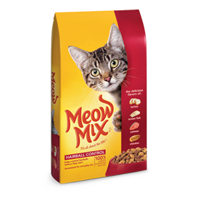 Meow Mix Hairball Control Dry Cat Food, 3.15 LB