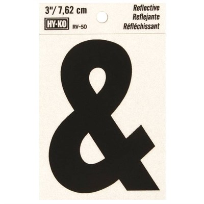 Hy-Ko 3IN Reflective Ampersand