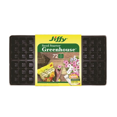 Jiffy 72 Cell Seed Starter Greenhouse With Superthrive