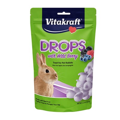 Vitakraft Wild Berry Rabbit Drop, 5.3 oz