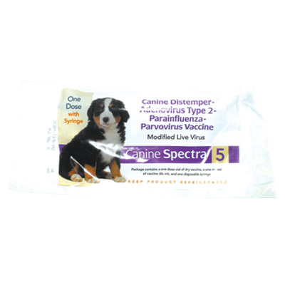 Canine Spectra 5 Vaccine with Syringe