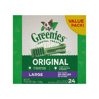Greenies Original Large Dog Dental Treats, 36 oz