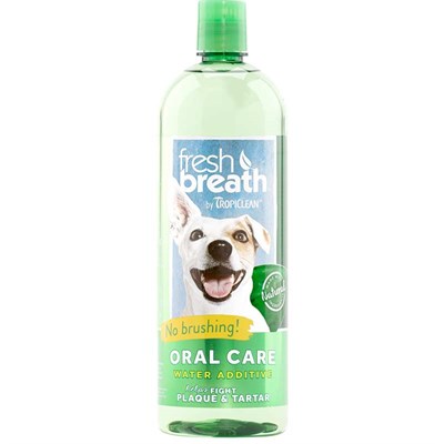 Tropiclean Fresh Breath Oral Care Water Additive for Dogs, 33.8 oz