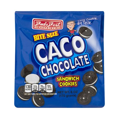 Bud's Best CACO Chocolate Sandwich Cookies, 6 oz