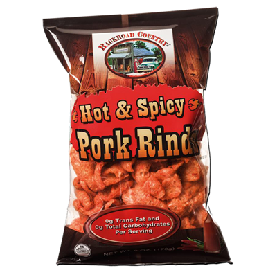 Backroad Country Hot & Spicy Pork Rinds