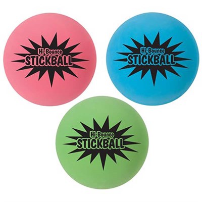 Toysmith Hi-Bounce Stickball, Color May Vary