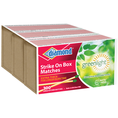 Diamond Matches, 300 count, 3 pack