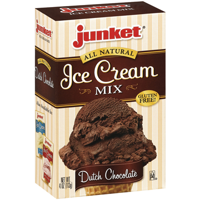 Junket All Natural Ice Cream Mix, Dutch Chocolate