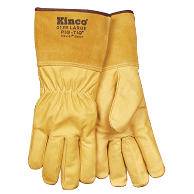 Kinco International Welding Gloves - Grain Pigskin - 4 in Cuff - Extra large