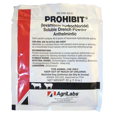 Agrilabs Prohibit Soluble Drench Powder, 52 g