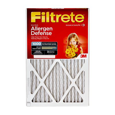 3M Filtrete Allergen Defense Air Filter, 16 x 25 x 1