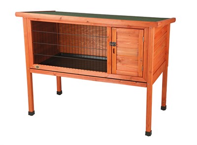 Trixie Pet Products Natura Large 1-Story Hinged Roof Rabbit Hutch