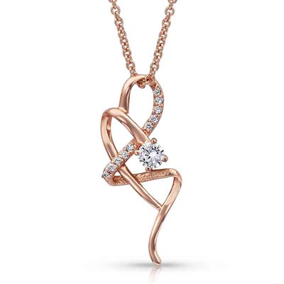 Montana Silversmiths It's Complicated Rose Gold Necklace