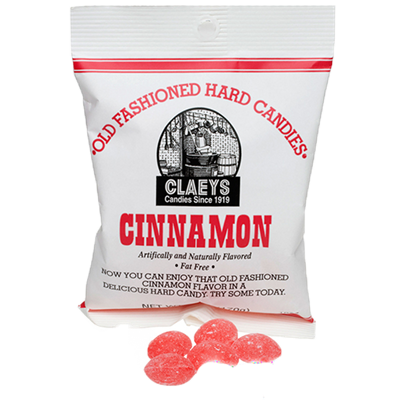 Claey's Candy Old Fashioned Hard Candies, Cinnamon, 6 oz