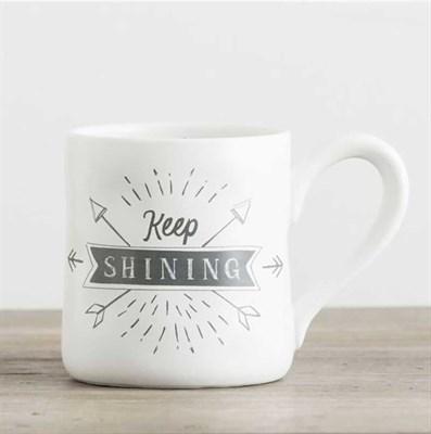 Dayspring 'Keep Shining' Hand-Thrown Mug