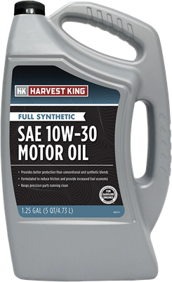 Harvest King 10W30 Full Synthetic Motor Oil, 5 qt