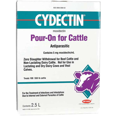 Boehringer Cydectin Pour On for Cattle, 2.5 L