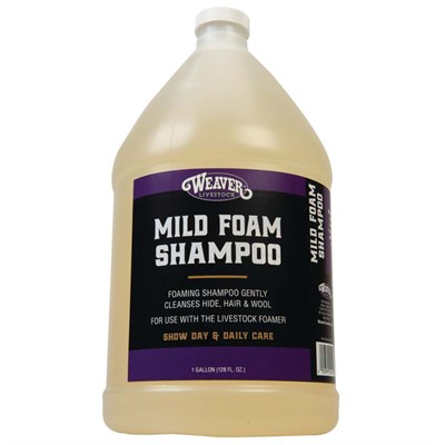 Weaver Livestock Mild Foam Shampoo, Gallon