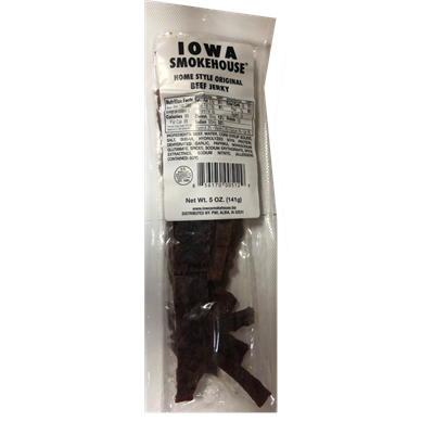 Iowa Smokehouse Home Style Original Beef Jerky, 5 oz