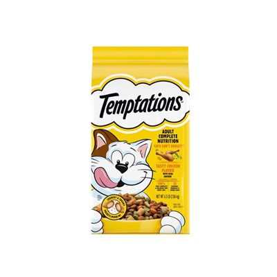 Temptations Adult Dry Cat Food- Tasty Chicken Flavor, 6.3 lb