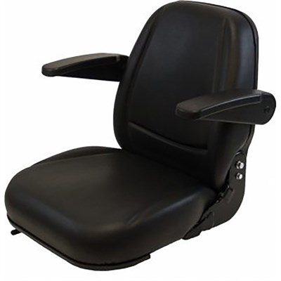 Concentric Deluxe High-Back Seat - Black