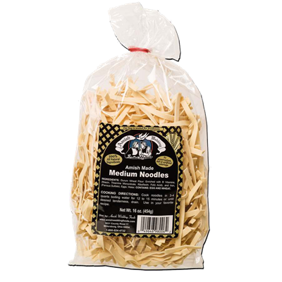 Amish Wedding Medium Noodles, 16 oz