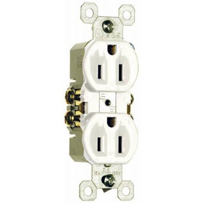 Legrand 3232WU Standard Duplex Outlet, 15-Amp, 125-Volt, White