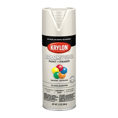 Krylon COLORmaxx Spray Paint Gloss Almond 12oz